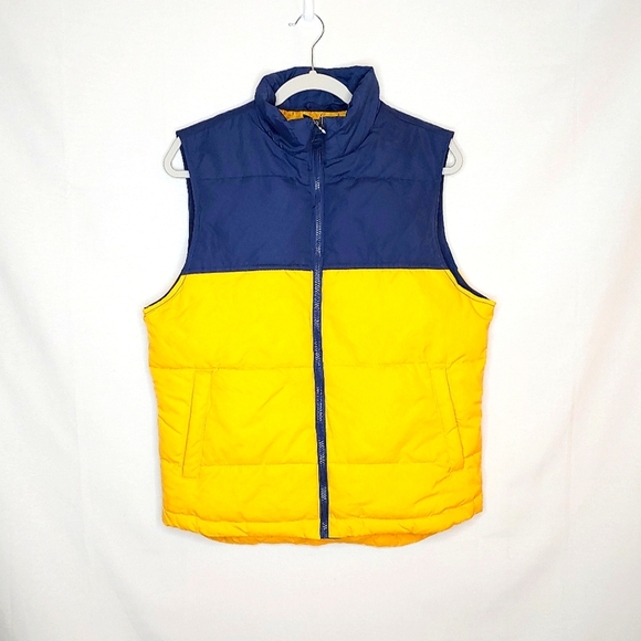 St. John's Bay Other - St. John's Bay puffer vest. Blue and yellow, Small